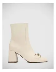 [Wittner] Naomi Leather Ankle Boot in Vintage Ivory