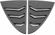 Car Window Louvers Cover Trim Side Air Outlet Panel Compatible For Mercedes Benz A Class W177 A200 A220 2019-2024 Sedan Accessories(Carbon Fiber Look)