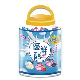 【Pinky】優鮮酪益生菌軟糖 歡樂桶 禮盒(原味 / 葡萄 / 草莓 3種口味)