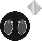 Eyeglasses Nose Pads Replacement for Silhouette Glasses Eyeglasses Frames,Soft Silicone Plug in Silhouette Parts Nose Piece,Clear Repair Kit Nosepads