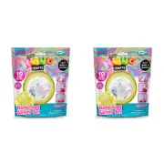 2x Nano Crafts Glitter Tape Set Art Craft Kids/Children Creative Toy 6+ PRPL