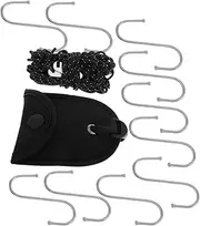 BESPORTBLE 1 Set Portable Clothesline Set Tent Straps Ropes with Hooks Outdoor Adventure Rope Portable Clothes Line Tent Cords Tent Tie Down Ropes Outdoor Camping Hanging Type Polyester
