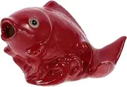 Fish Pond Decorations Falls Fountain Sprinkler Replacement Fish Fountain Spitter Pond Fountain Nozzle Animal Sculpture Retro Statue Decoration Water Garden Carp Sculpture Ceramics