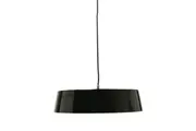 Parra Classic Metal Pendant Light Lamp High Gloss Finish - Black.