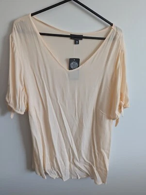 New AUTOGRAPH Tie Sleeve Light Pink Color Plus Size 16, Cute