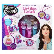 Shimmer 'n Sparkle Glitter & Gem Lip Gloss Lockets DIY Activity Set, DIY Lip ...