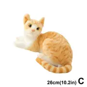 Lifelike Stuffed Siame Cat Plush Toy Simulation Cute Cat Pet Toy Birthday Gift