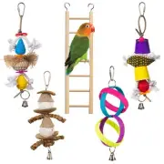 Bells & Bites 5 Piece Bird Toy Bundle