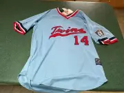 Mitchell & Ness Coppertown Collection Mn. Twins Hrbek #14 baseball Jersey NEW