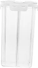 Vaguelly Plastic Snack Storage Box Airtight Compartment Food Container for Efficient Kitchen Organization Plastic Cereal Pantry Organizer and Space Saving Design
