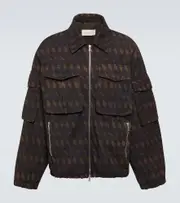 [Dries Van Noten] Dries Van Noten Vidway cotton-blend field jacket AU 96 brown