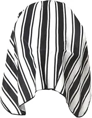 LOLIPPYY Stripe Pattern Haircut Cape for Hair Stylist Durable Gown for Adults Easy to Clean for Salon Home Use Comfortable Hairdressing Apron