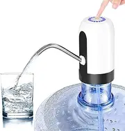 Water Bottle Pump 5 Gallon Electric Drinking Water Pump Portable Water Dispenser USB Charging Water Bottle Pump Water Bottle for Universal 2-5 Gallon Bottle