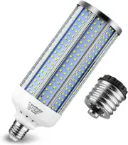 E39 80W LED Corn Light Bulb， 800W Equivalent 8000 Lumen 6500K Large Area