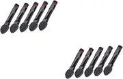 Baluue 100 Pcs Women Makeup Brush Eyeshadow Brush Sponge Applicator Makeup Eyeshadow Blending Sponge Make up Sponges Sponge Tip for Eyeshadow Short Black Eyeshadow