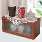 Storage Cabinet Retro Vintage Tabletop Organizer for Bathroom Pantry Kitchen