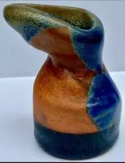 Handmade One Of A kind Uniquely Small Coffee Creamer Or Sake Pouring Bottle