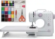 Mini Sewing Machine (Extension Stand, Sewing Supplies Set Included) - Electric O