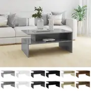 Coffee Table Storage Tables Shelf Entertainment Unit Engineered Wood vidaXL