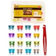 17 Pc Auto Fuse Set Car Blade Assortment Motorcycle SUV Electrical Fuses Kit