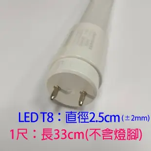 東亞 T8 5W 1尺 LED 燈管