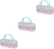 [Healeved] 2pcs Children's Creative Portable Ornament Storage Boxes Kids Storage Box Glasses Holder for Kids Soft Glasses Case Glasses Case Small Size Spectacle Case Handheld Sunglasses Case