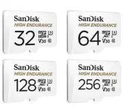 SanDisk High Endurance 100MB/s 256GB 128GB 64GB 32GB micro SD SDHC SDXC Card Lot