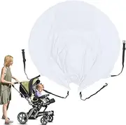 Stroller Shade Cover - Pram Sun Protection Rayshade | Easy Installation UV Block Stroller Awning Canopy for Walking Camping Picnic Shopping Outing