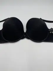 NEW RAMPAGE Size 38 D Black Lined Full Figure Underwire Womens Bra