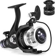 9+1 BB Fishing Reel Dual Brake System Smooth ning Reel with Changeable Handle Fishing Tackle LJ5000