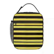 i1799 Pilot Captain Stripes Thermal Insulated Lunch Bag Women Aviation Airplane Aviator Resuable Lunch Tote SchoolFood Box swg3031