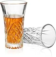 NCnnwovf 55ml Shot Glasses,Reusable Clear Shot Glass,Heavy Base Shot Glasses Set for Cocktail,Tequila,Liquor,Whisky,Vodka,Spirits (2)