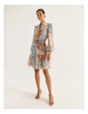 [REVIEW] Florentine Mini Dress in Multi