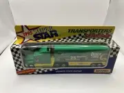 Vtg 1995 Matchbox Super Star Transporter Series II Quaker State Steve Kinser