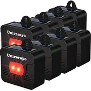 Univerayo 8 Pack Solar Predator Deterrent Light Predator Control Lights for Coyotes Deer Repellent Devices Skunk Fox Raccoon Coyote Deterrent Devices - Upgraded Version