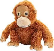 Warmies Plush Orangutan Microwavable Weighted Teddy with French Lavender Scent, Hot or Cold Wheat Bag for Cool Relaxation and Warm Relief