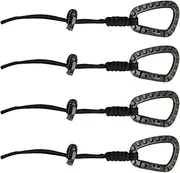 Carabiner Hook - Climbing Clips, Heavy Duty Locking Carabiners | Mountaineering Buckle | Carabiners Hiking Clips | Aluminum D-Ring Carabiner Set Durable Clip Hooks for Hiking, Camping, Keychain