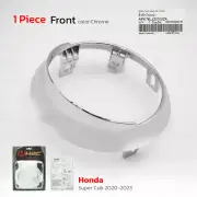 Chrome Head Light Ring Wing Cap Cover For Honda Super Cub C125 2020 - 2024