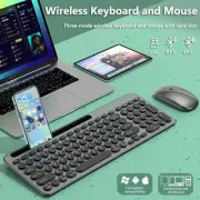 2.4G Wireless Keyboard and Mouse Combo Three-mode Multi System Bluetooth