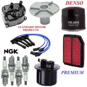 Tune Up Kit Filters Cap Wire Spark Plugs For HONDA CRX L4 1.6L 1988-1991 (for: Honda)