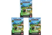 3x 100pc Minecraft Kids Stick A Scene Reusable Stickers Craft Activity Set 3y+