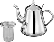 Water Kettle Sealing Lid Strainer Teapot 2000ml Metal Construction Suitable for Home Office