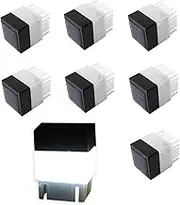 Outdoor Post Lights, 8pcs 5x5cm Solar Fence Post Cap Lights, Garden Waterproof Landscape Decorative Lamp for 4x4, 5x5 Wood Posts, Patio Yard Decoration (White Light)