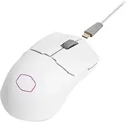 Cooler Master MM712 RGB Gaming Mouse - Ultralight 59g, Hybrid Wireless, 19K DPI PAW3370 Optical Sensor, 70 Million Clicks Optical Switch, On-The-Fly, MasterPlus+ (38K DPI, PC Only) - White