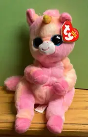 Ty Beanie Baby Bellies - SKYLAR Unicorn (6 inch) Stuffed Animal Plush Toy MWMTS