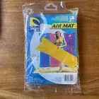 Bright Yellow Vintage Splash Club Vinyl Air Mat Pool Lounge Float 27" x 72" New