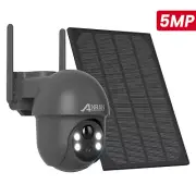 ANRAN 3/5MP Wireless Solar Battery Powered Outdoor PTZ Security Camera System
