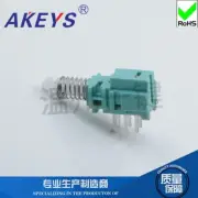 10Pcs PS-80BL-22 6 Long Pin Set Top Box Chassis Host Button Switch Blue