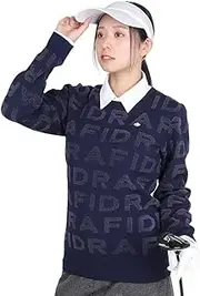 Fidra Women's FD JQ Logo Knit Golf Sweater