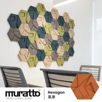 在飛比找森森購物網優惠-Muratto 葡萄牙設計牆壁吸音防水造型有機軟木塊22片/